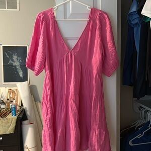 Aerie pink dress / coverup